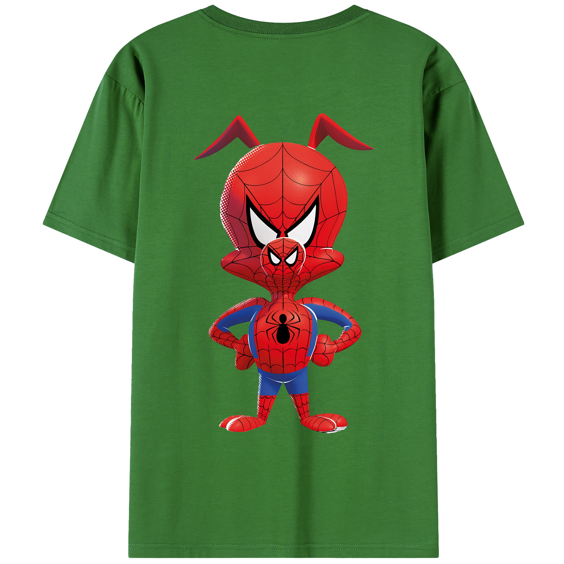 （画像用） Spider Man スパイダーマン レディース半袖Tシャツ(バックプリント)